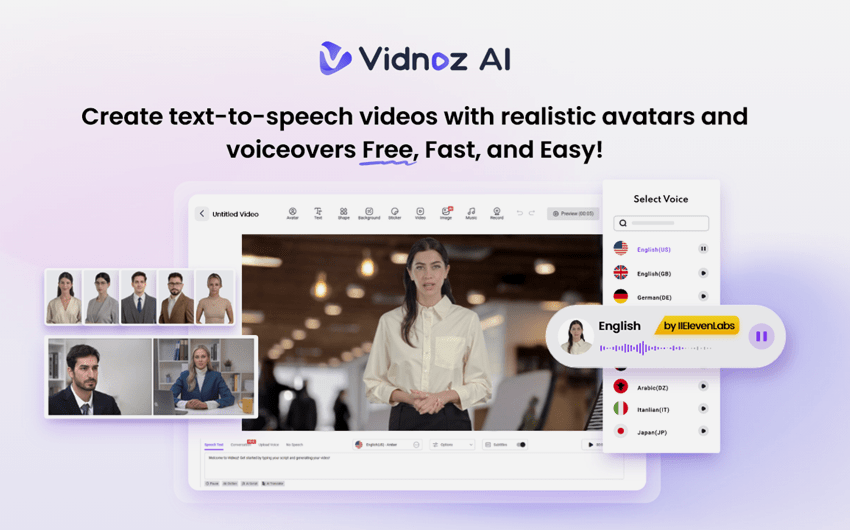 Make Cybersecurity Training Videos with Vidnoz AI
